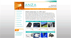 Desktop Screenshot of anzadesign.com